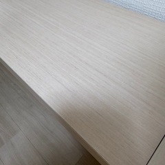 【美品】ロングテーブル 幅147cm 木目調の画像
