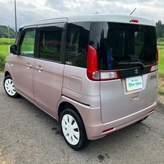 スペーシア 25年 車検8年8月 11万㌔ 両側電動 ナビ Bカメラ 地デジの画像