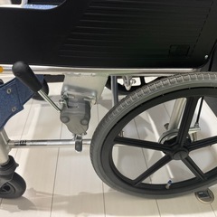 数回使用　松永製作所 アルミ製介助式車椅子 スタンダードタイプ MATSUNAGA 介助 の画像