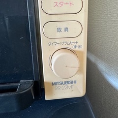 レトロ　三菱トースターとレンジ一体の画像