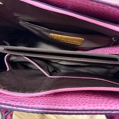 ショッキングピンク 2wayハンドバッグ、ショルダーバッグの画像