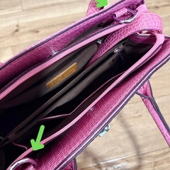 ショッキングピンク 2wayハンドバッグ、ショルダーバッグの画像