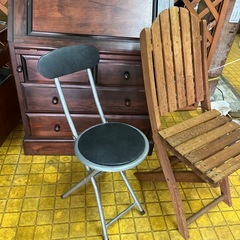 屋外用 チェアー 折り畳み おまとめの画像