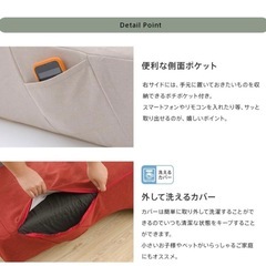 1人用 クッションソファーの画像