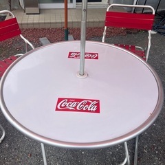 【ホリダソウコ】コカコーラ　ビーチパラソル　キャンプの画像