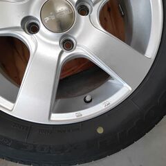 ホンダFITで使用　 アルミホイール＆夏タイヤ　175/65R14    4本セットの画像