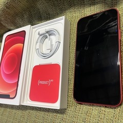 i-phone12 赤　64GB SIMフリーの画像