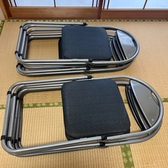 折りたたみパイプ椅子8脚の画像