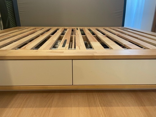 IKEA ベッドフレーム　マンダール　クイーン