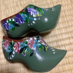 値下げハンドメイド　木靴の画像