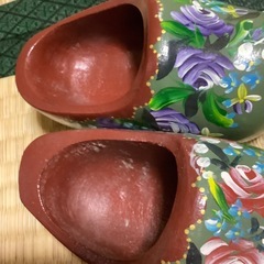 値下げハンドメイド　木靴の画像
