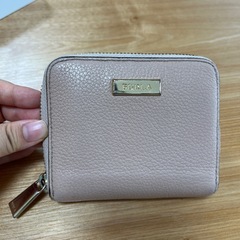 FURLA フルラ 二つ折り財布 ベージュ系 中古の画像