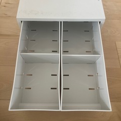 無印良品　ケース 引出式 浅型 2個（別売りキャスターつき）の画像