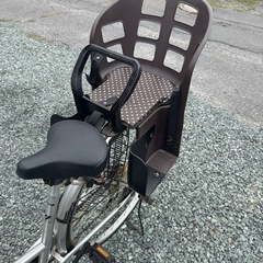 自転車　ママチャリ　ギア付き　DAIA 自転車用チャイルドシートの画像