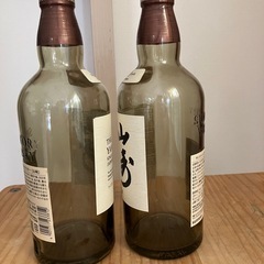 山崎ウィスキー　カラ瓶の画像