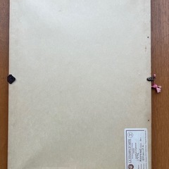 ベネチアの風景版画　ウォールナット額入の画像