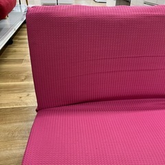 2人掛けソファー ローソファー ピンク 家具 ソファー のご紹介です！の画像