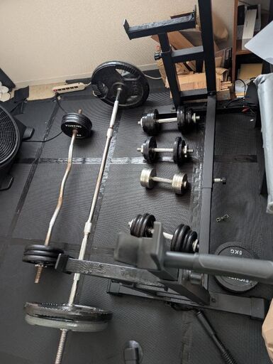 ベンチプレス台 バーベルセット 50kg 鳥取 引き取り限定 ホームジム ベンチプレス台 バーベルセット 50kg 鳥取 引き取り限定 ホームジム