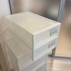 無料　無印良品　衣装ケース5個セット
の画像