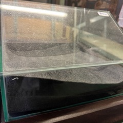 水槽 ビバリア 保管品 テラリウム水槽  トリオコーポレーション 土台付き クリアの画像