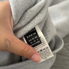 裏起毛トレーナーグレーの画像