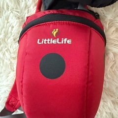 【美品】Little Lifeのフード付きリュック てんとう虫の画像