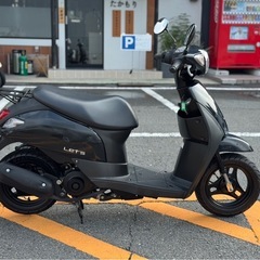 【高年式・美車】スズキ 新型レッツ CA4AA ブラック【ローンOK】の画像