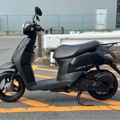 【高年式・美車】スズキ 新型レッツ CA4AA ブラック【ローンOK】の画像