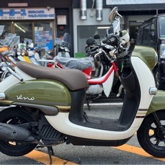 【新型・高年式】ヤマハ ビーノAY02 グリーン 美車✨【ご成約でヘルメットプレゼント🎁】の画像