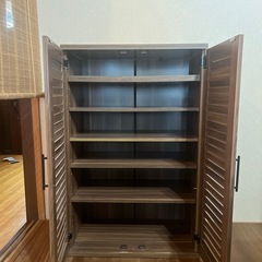 「京都中古家具」玄関収納_靴箱 シューズボックス 下駄箱の画像