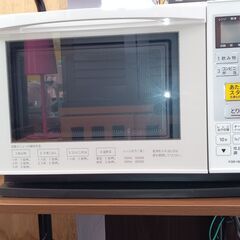 イオン　フラットテーブルオーブンレンジ　2021年製　FOR-1660BP　  サイズ（約）幅450×奥366　■近隣配送無料 買取GO‼　栄和店×高300の画像