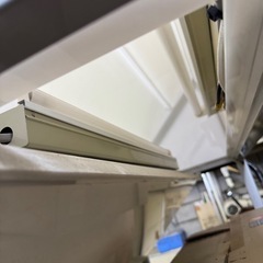 棚 収納 飾り 飾り棚 インテリア ホワイト シンプル 家具 照明 ライト付き 通電未確認 棚 ラック 業務用の画像
