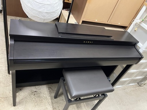 ⭐︎値下げ⭐︎O 2509-404KAWAI CN29R 電子ピアノ 3本ペダル 88鍵盤 2021年製 動作確認済み イス付き バラ