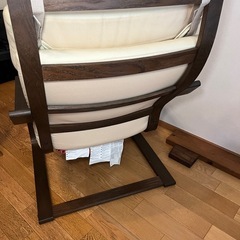  IKEA  ロッキングチェア　アーム付　【無料】の画像