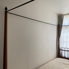 お値下げアメリカクイーンベッド の画像