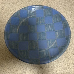 青　大皿　2枚セットの画像