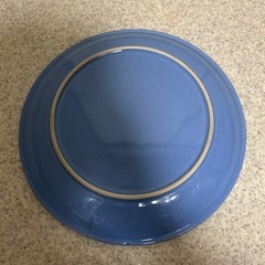 青　大皿　2枚セットの画像