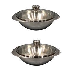 25R366 ジ3 未使用 MEYER マイヤー NEWPAN 22cm 両手鍋 ガラス蓋付き 鍋 調理器具 の画像