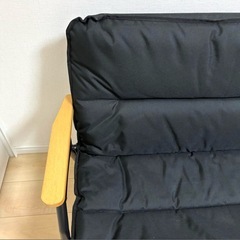 【未使用級】DODソファ グッドラックソファ ブラックの画像