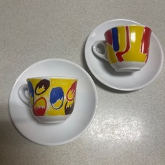briel ポルトガル製　エスプレッソカップ＆ソーサー 2客セットの画像