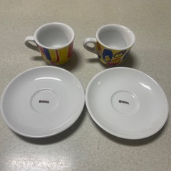 briel ポルトガル製　エスプレッソカップ＆ソーサー 2客セットの画像