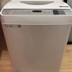 シャープ ES-TX5D 全自動洗濯乾燥機（5kg・乾燥機能付き・動作確認済）の画像