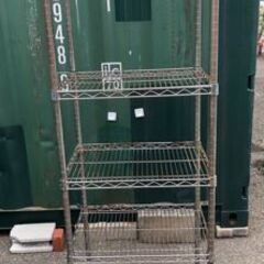 JM20278K)★大特価★ 収納棚/スチールラック＜幅：約60cm 高さ：約180cm 奥行：約46cm＞中古品【取りに来られる方限定】　 の画像