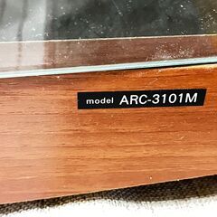 【無償引取限定】DENON オーディオラック ARC-3101M 縦型2台セット。 木目 キャスター付き 棚可動式 棚板付AVラック オーディオキャビネット 収納 デノンの画像