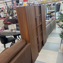 ★春日市★定価35,000円★スライド式　伸び縮みするシェルフ　本棚　フリーラック　収納棚★おしゃれ★インテリアに★の画像