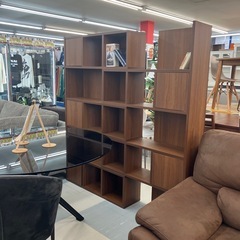 ★春日市★定価35,000円★スライド式　伸び縮みするシェルフ　本棚　フリーラック　収納棚★おしゃれ★インテリアに★の画像
