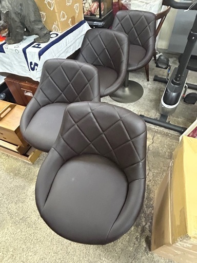 万代店　ダイニングチェア 昇降式 高さ調整 カウンターチェア 低め ロー 回転 スツール 椅子 ラウンジ WY-523 (ブラック)