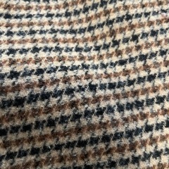 美品★ココディール/チェック柄 ダブルブレスト ロングウールコートの画像