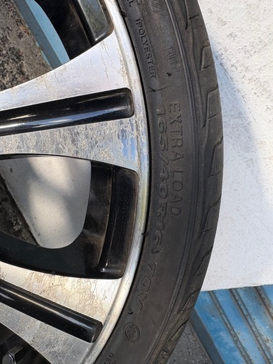受け渡し完了しました。有難う御座いました！ 軽自動車用中古アルミホイ-ル16インチ 一応タイヤ付き