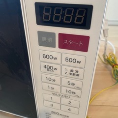【美品】電子レンジ　ハイアール　2017年製の画像